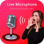 live microphone android application logo